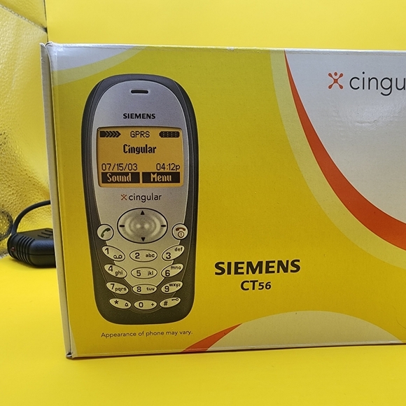 Cingular AT&T Siemens  CT56 Cellular Phone Working w Chargers & Box Vintage - Picture 6 of 6